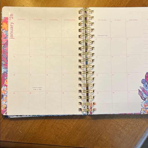 Lilly Pulitzer Blue Nautical Planner 2025-2026 - Picture 6 of 7
